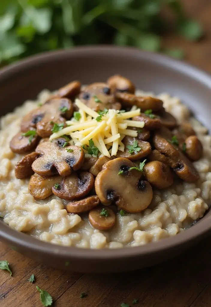 25 Aesthetic Lunch Ideas for School That Look as Good as They Taste - 11. Savory Oatmeal Bowls