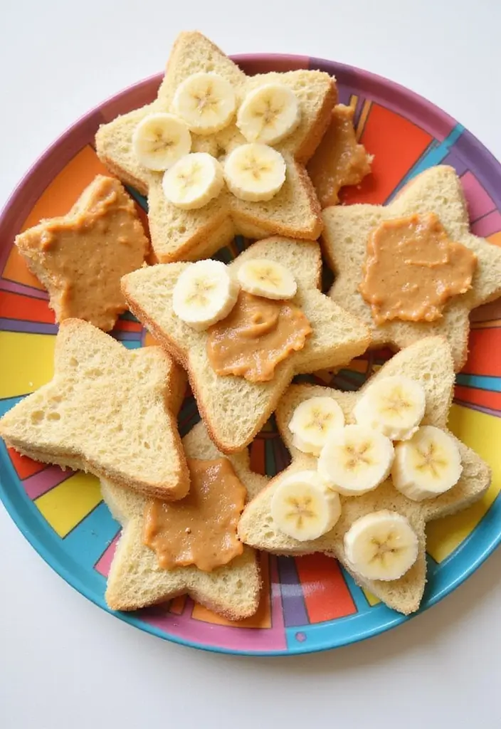 25 Aesthetic Lunch Ideas for School That Look as Good as They Taste - 14. Almond Butter and Banana Sandwiches
