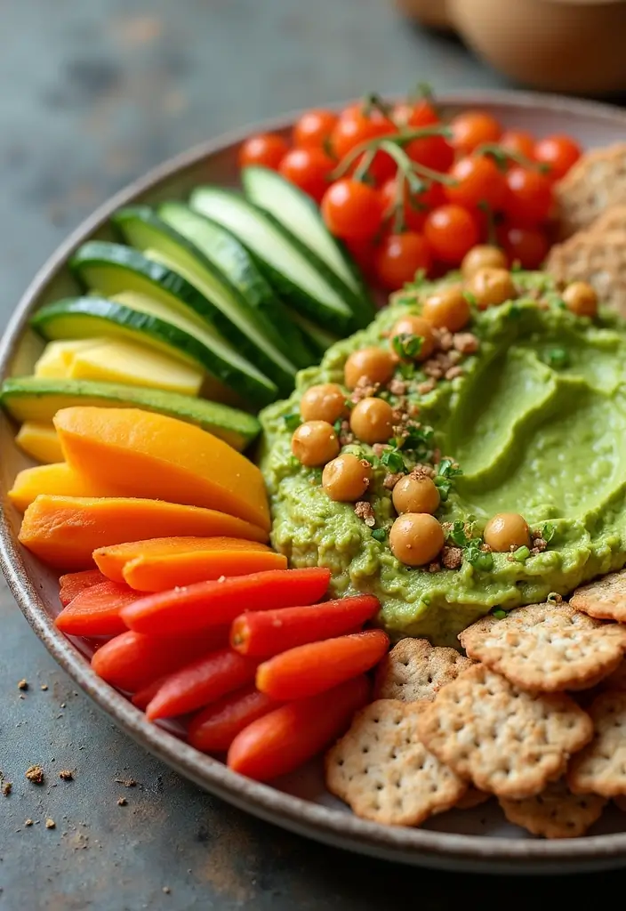 25 Aesthetic Lunch Ideas for School That Look as Good as They Taste - 18. Chickpea and Avocado Smash