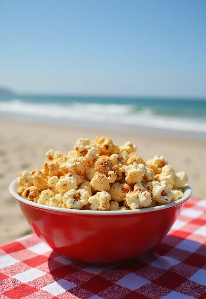 25 Easy Beach Picnic Food and Lunch Ideas Everyone Will Enjoy 68 25 Easy Beach Picnic Food and Lunch Ideas Everyone Will Enjoy - 12. Popcorn with a Twist