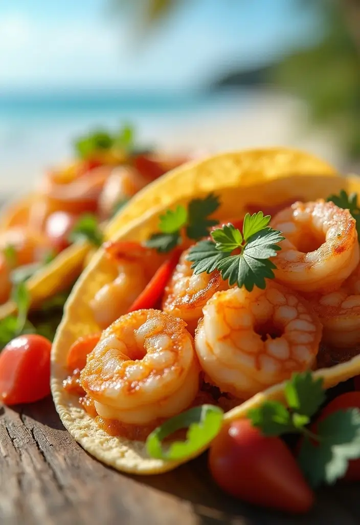 25 Easy Beach Picnic Food and Lunch Ideas Everyone Will Enjoy 82 25 Easy Beach Picnic Food and Lunch Ideas Everyone Will Enjoy - 14. Shrimp Tacos