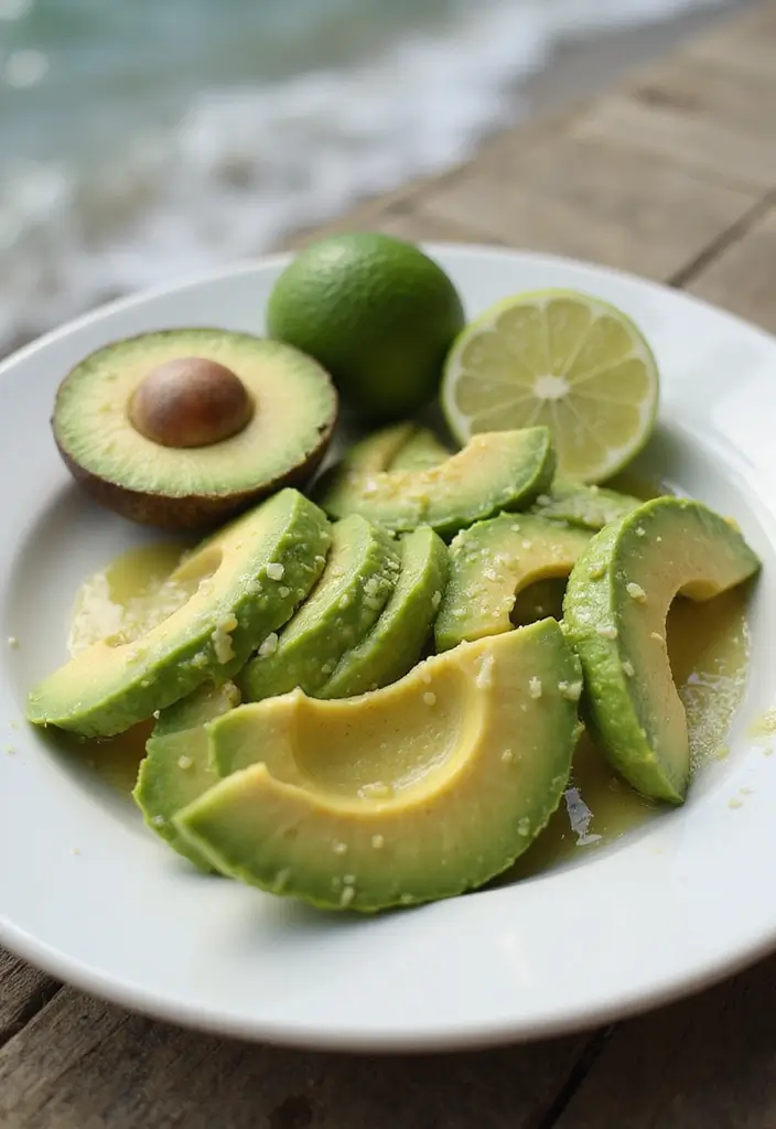 25 Easy Beach Picnic Food and Lunch Ideas Everyone Will Enjoy 87 25 Easy Beach Picnic Food and Lunch Ideas Everyone Will Enjoy - 15. Sliced Avocados with Lime