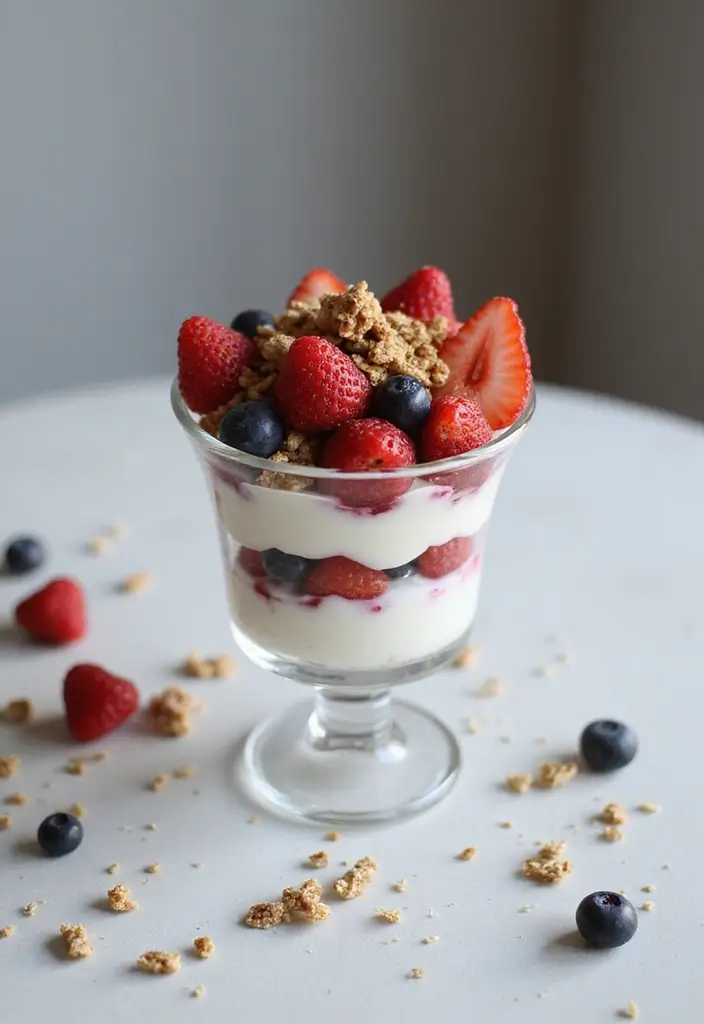 25 Easy and Cheap Lunch Ideas for When You’re on a Budget - 10. Greek Yogurt Parfait