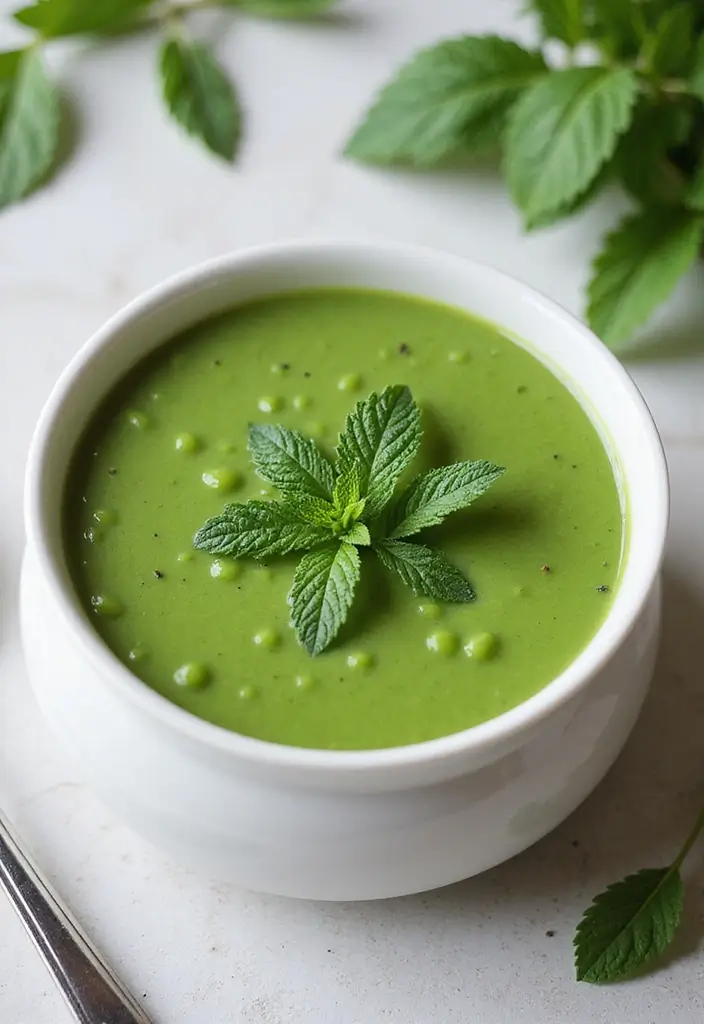 25 Easy and Cheap Lunch Ideas for When You’re on a Budget - 15. Pea and Mint Soup