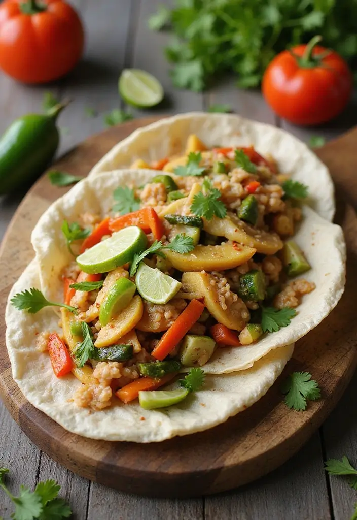 25 Easy and Cheap Lunch Ideas for When You’re on a Budget - 2. Veggie Stir-Fry Wraps