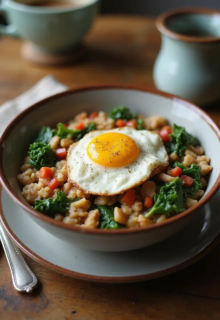 25 Fall Lunch Ideas for Work That Feel Cozy and Comforting 95 25 Fall Lunch Ideas for Work That Feel Cozy and Comforting - 17. Savory Oatmeal Bowl