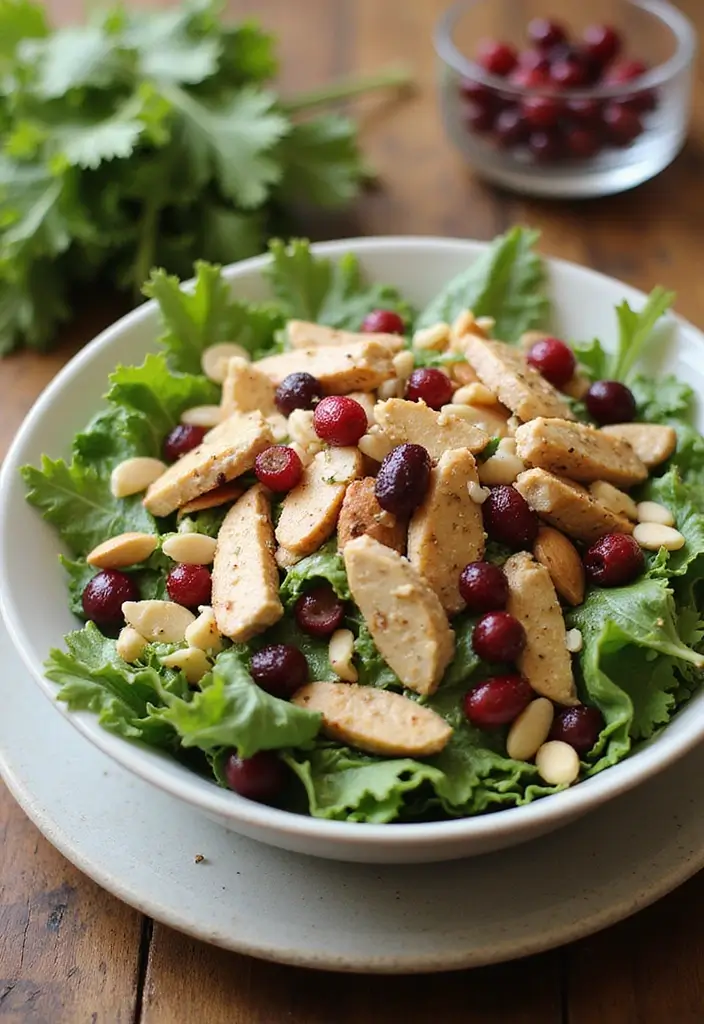25 Fall Lunch Ideas for Work That Feel Cozy and Comforting 123 25 Fall Lunch Ideas for Work That Feel Cozy and Comforting - 21. Cranberry Almond Chicken Salad