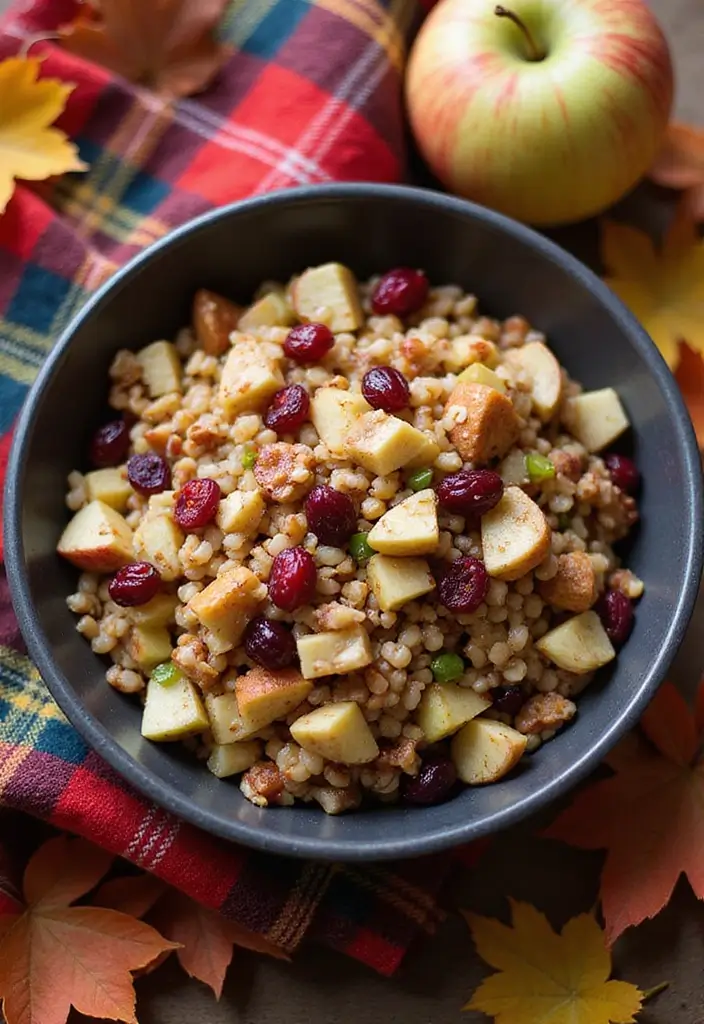 25 Fall Lunch Ideas for Work That Feel Cozy and Comforting 37 25 Fall Lunch Ideas for Work That Feel Cozy and Comforting - 7. Harvest Grain Salad