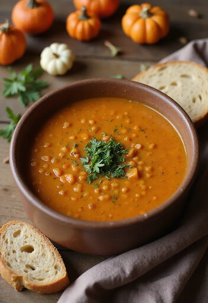25 Fall Lunch Ideas for Work That Feel Cozy and Comforting 44 25 Fall Lunch Ideas for Work That Feel Cozy and Comforting - 8. Spiced Lentil Soup