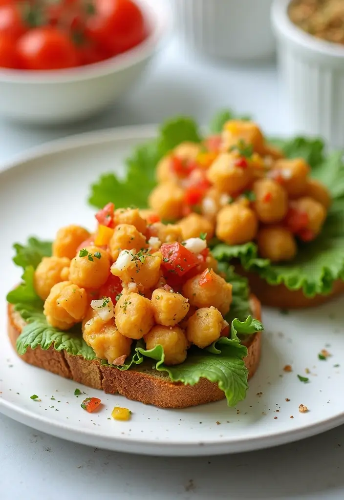25 Gluten Free Lunch Box Ideas for Work or School 56 25 Gluten Free Lunch Box Ideas for Work or School - 10. Chickpea Salad Sandwich