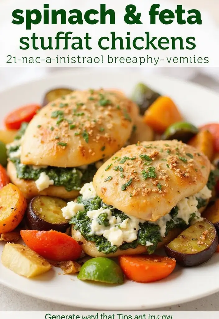 25 Gluten Free Lunch Box Ideas for Work or School 63 25 Gluten Free Lunch Box Ideas for Work or School - 11. Spinach and Feta Stuffed Chicken Breast