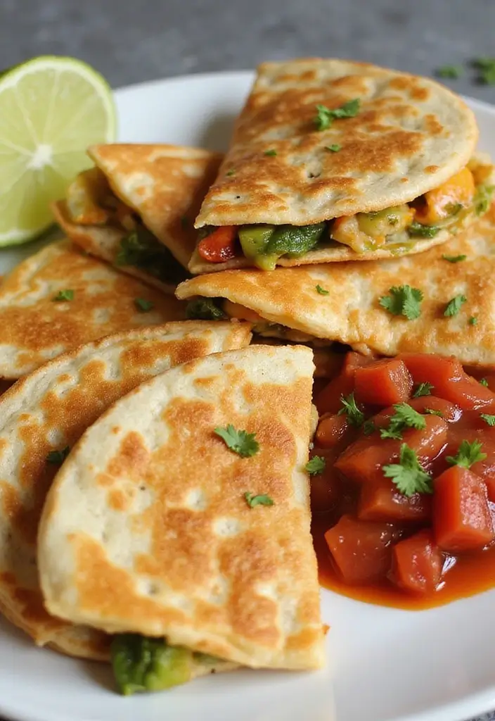 25 Gluten Free Lunch Box Ideas for Work or School 146 25 Gluten Free Lunch Box Ideas for Work or School - 24. Veggie Quesadillas