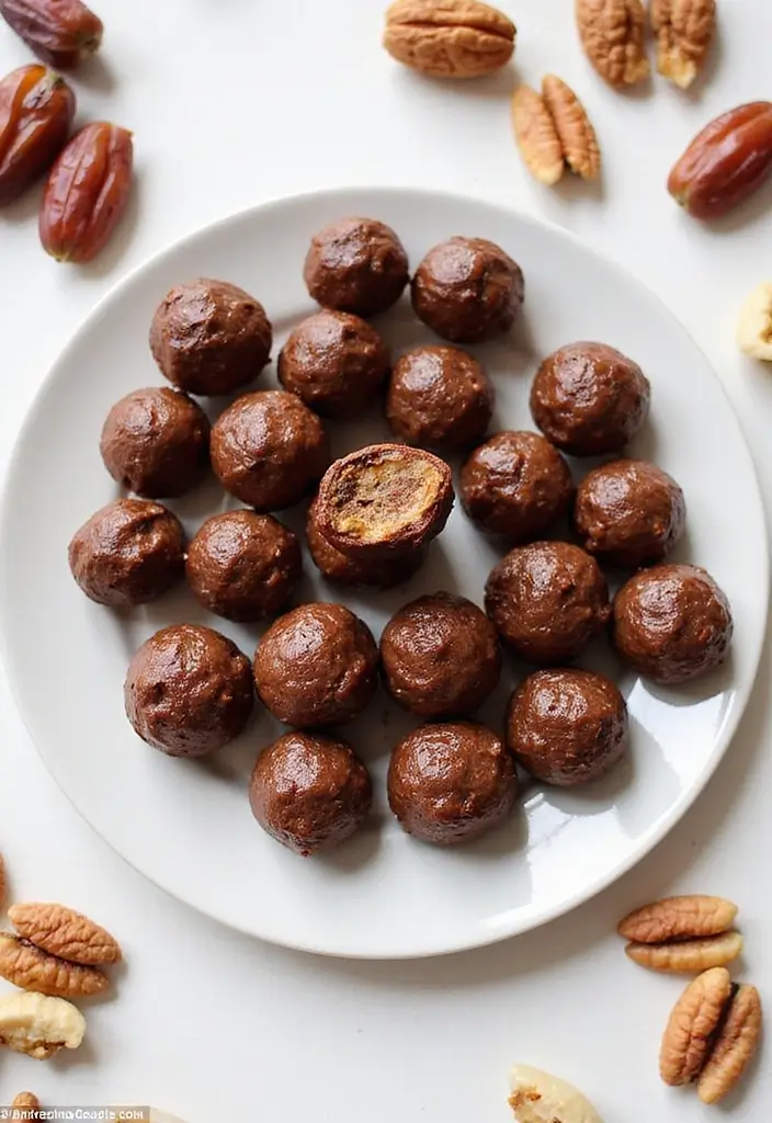 25 Gluten Free Lunch Box Ideas for Work or School 153 25 Gluten Free Lunch Box Ideas for Work or School - 25. Chocolate Energy Bites
