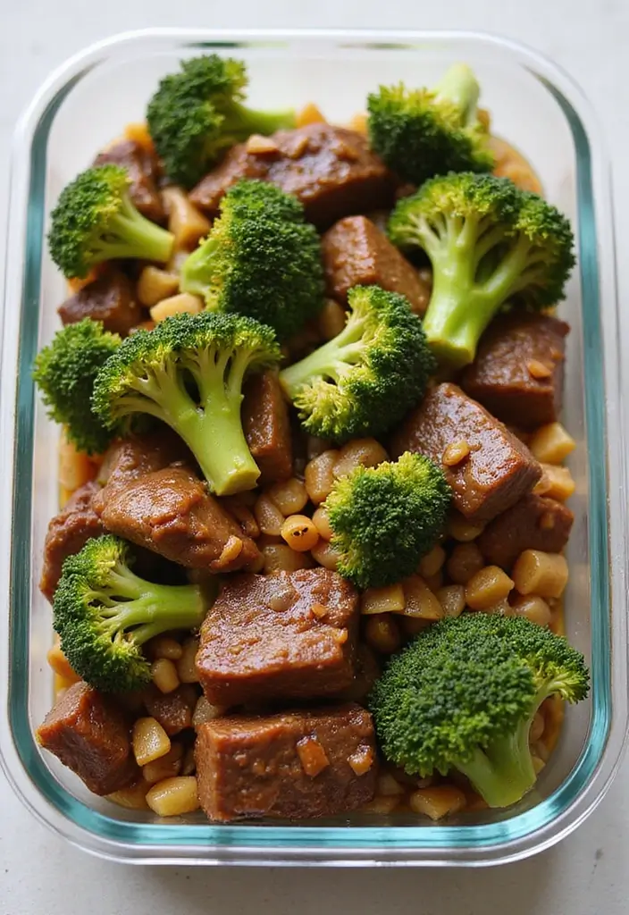 25 Healthy Lunch Prep Ideas for Work to Simplify Your Week 72 25 Healthy Lunch Prep Ideas for Work to Simplify Your Week - 12. Beef and Broccoli Stir-Fry