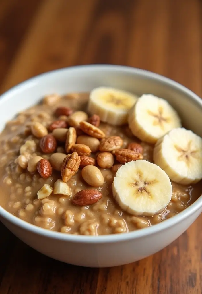 25 Healthy Lunch Prep Ideas for Work to Simplify Your Week 89 25 Healthy Lunch Prep Ideas for Work to Simplify Your Week - 15. Peanut Butter Banana Oatmeal