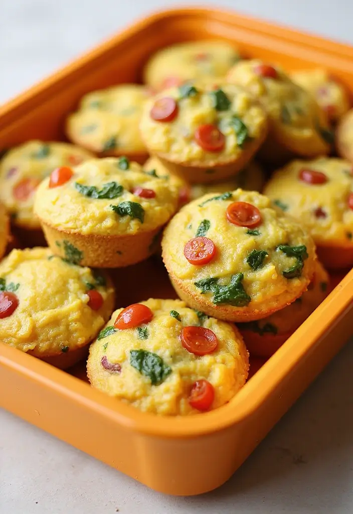 25 Healthy Lunch Prep Ideas for Work to Simplify Your Week 41 25 Healthy Lunch Prep Ideas for Work to Simplify Your Week - 7. Egg Muffins
