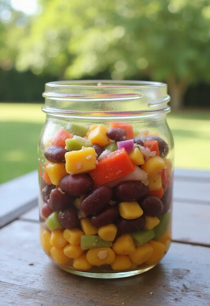25 Ideas de Lunch para el Trabajo Fáciles y Saludables 138 25 Ideas de Lunch para el Trabajo Fáciles y Saludables - 22. Ensalada de Alubias y Maíz