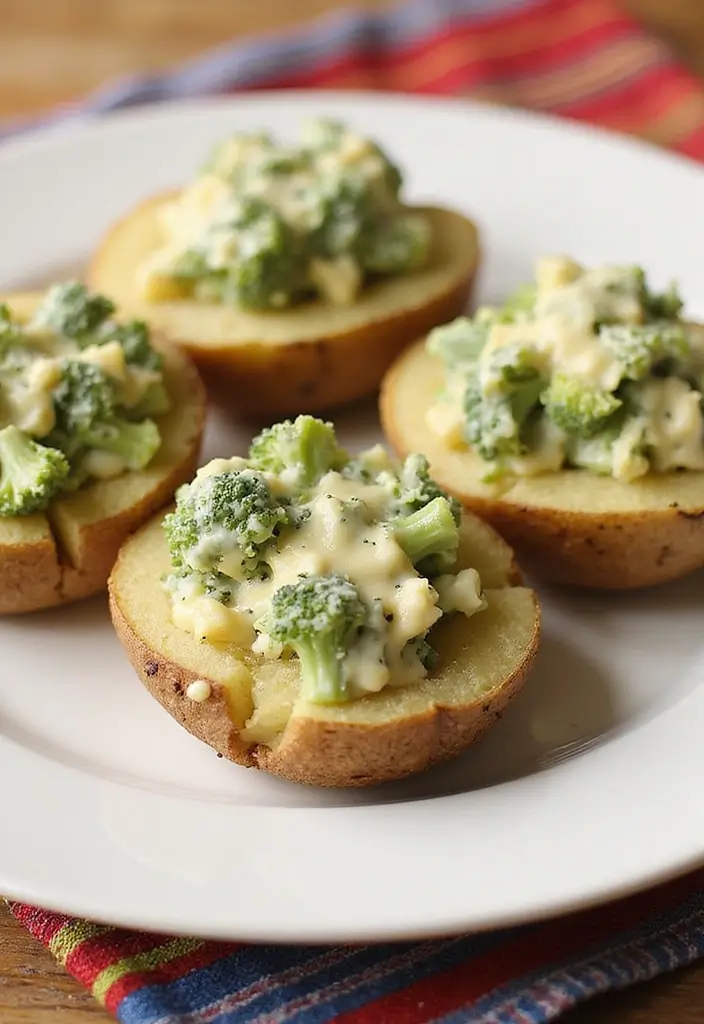 25 Low Calorie Meal Prep Lunch Ideas for Weight Control 81 25 Low Calorie Meal Prep Lunch Ideas for Weight Control - 13. Broccoli & Cheese Stuffed Potatoes