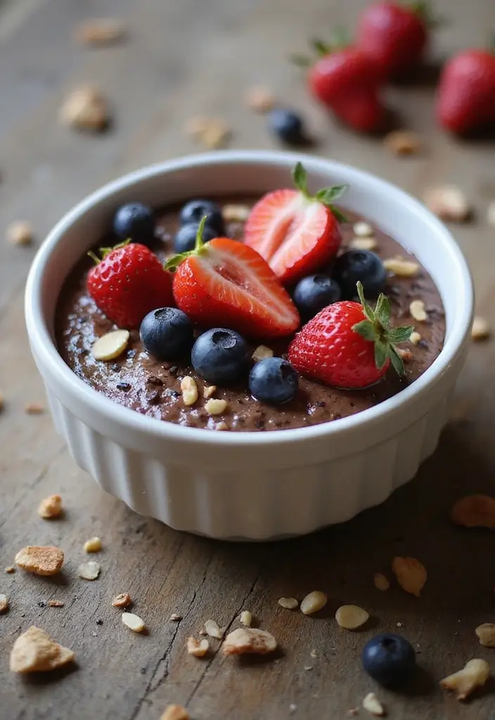 25 Low Calorie Meal Prep Lunch Ideas for Weight Control 149 25 Low Calorie Meal Prep Lunch Ideas for Weight Control - 23. Chocolate Chia Seed Pudding