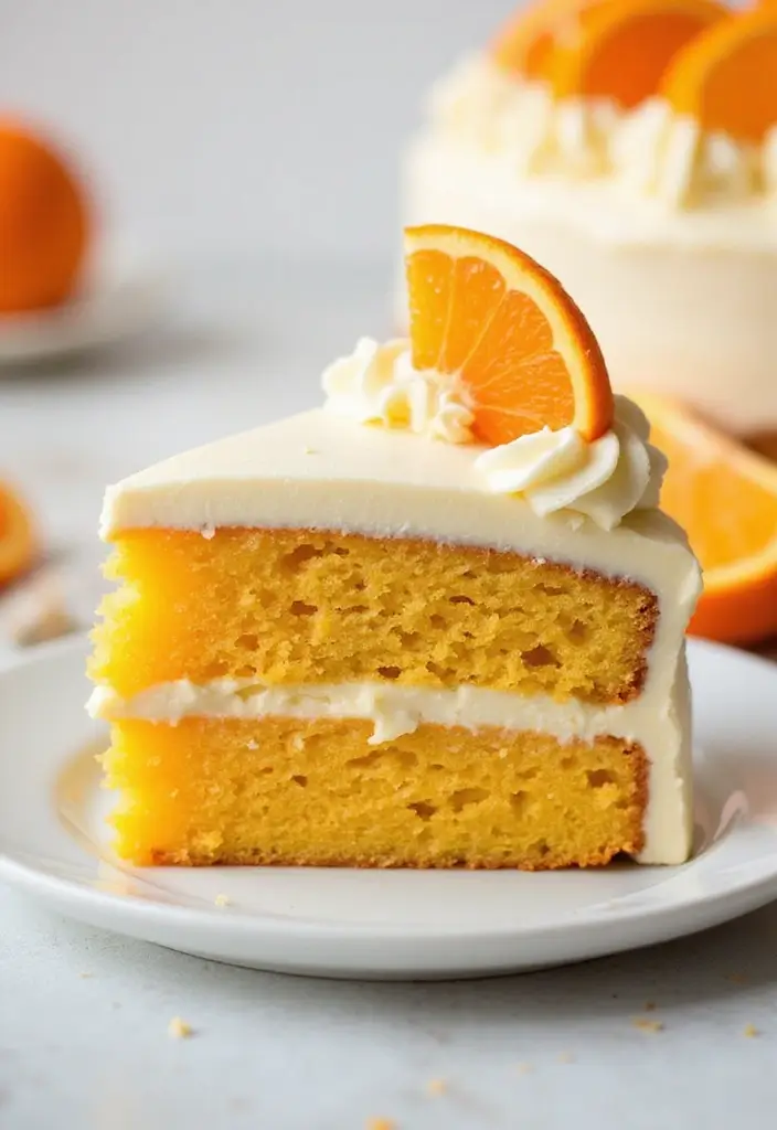 25 Lunch Box Cake Ideas for Boyfriend That Are Cute and Sweet - 16. Orange Creamsicle Cake