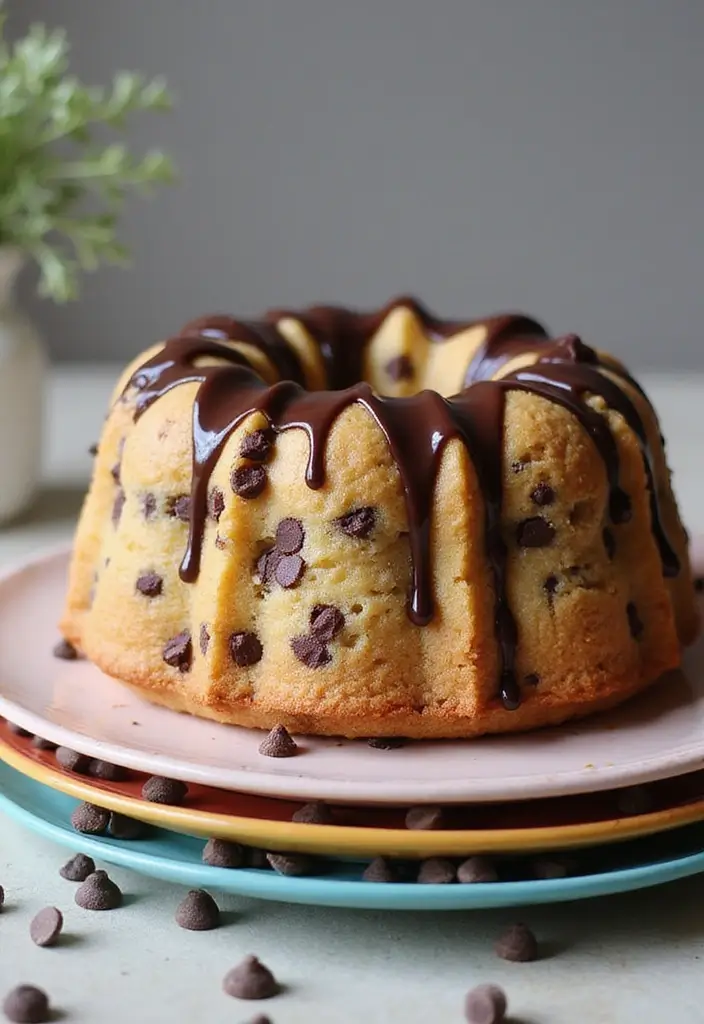 25 Lunch Box Cake Ideas for Boyfriend That Are Cute and Sweet - 2. Chocolate Chip Cookie Cake