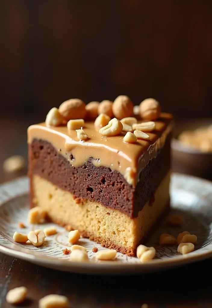25 Lunch Box Cake Ideas for Boyfriend That Are Cute and Sweet - 6. Peanut Butter Swirl Cake