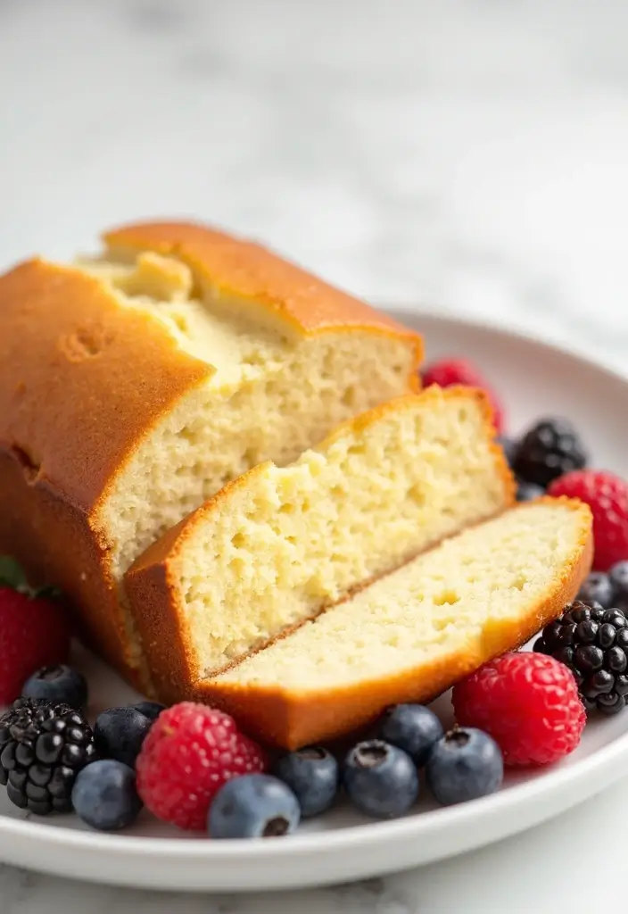 25 Lunch Box Cake Ideas for Boyfriend That Are Cute and Sweet - 9. Vanilla Bean Pound Cake