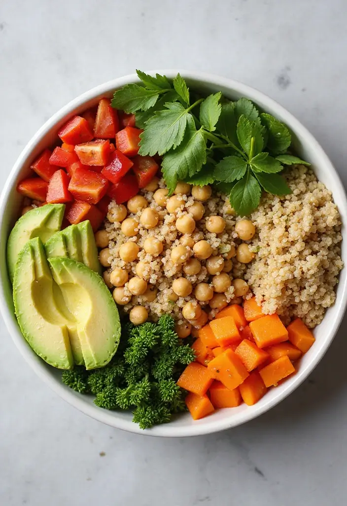 25 Lunch Box Ideas for Adults That Make Packing Easy 1 25 Lunch Box Ideas for Adults That Make Packing Easy - 1. Quinoa Salad with Chickpeas and Avocado