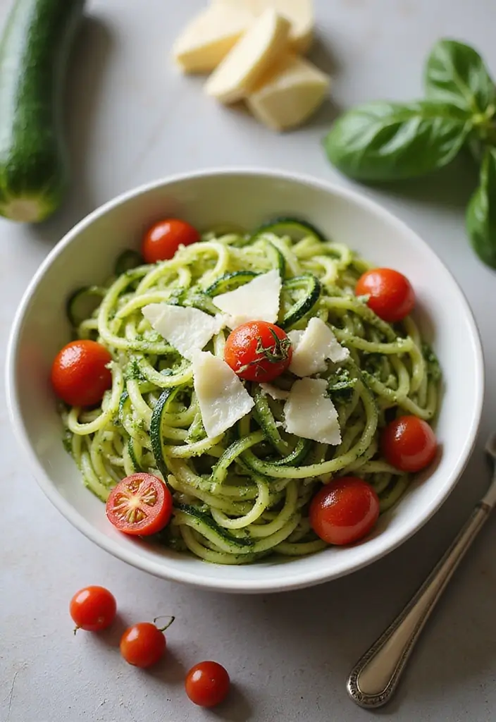 25 Lunch Box Ideas for Husband That Show You Care 96 25 Lunch Box Ideas for Husband That Show You Care - 16. Zucchini Noodles with Pesto