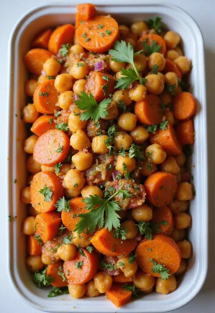 25 Lunch Box Ideas for Husband That Show You Care 108 25 Lunch Box Ideas for Husband That Show You Care - 18. Moroccan Spiced Carrot & Chickpea Salad