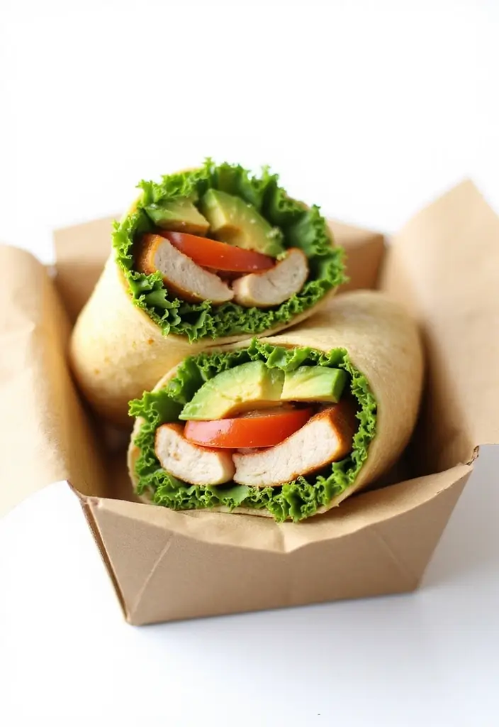 25 Lunch Box Ideas for Husband That Show You Care 8 25 Lunch Box Ideas for Husband That Show You Care - 2. Turkey & Avocado Wrap