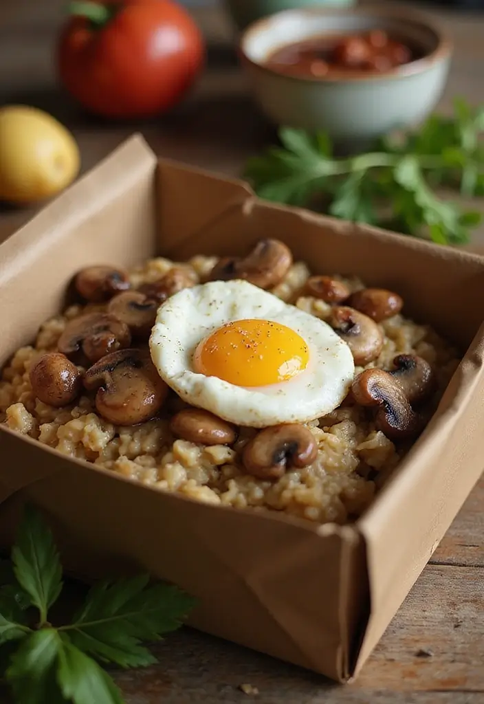25 Lunch Box Ideas for Husband That Show You Care 127 25 Lunch Box Ideas for Husband That Show You Care - 21. Savory Oatmeal Bowl