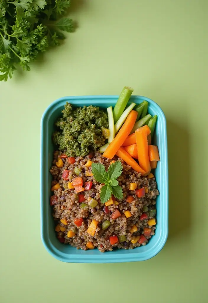 25 Lunch Box Ideas for Husband That Show You Care 134 25 Lunch Box Ideas for Husband That Show You Care - 22. Protein-Packed Lentil Salad