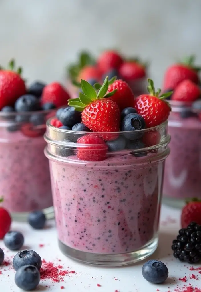 25 Lunch Box Ideas for Husband That Show You Care 151 25 Lunch Box Ideas for Husband That Show You Care - 25. Berry Chia Pudding