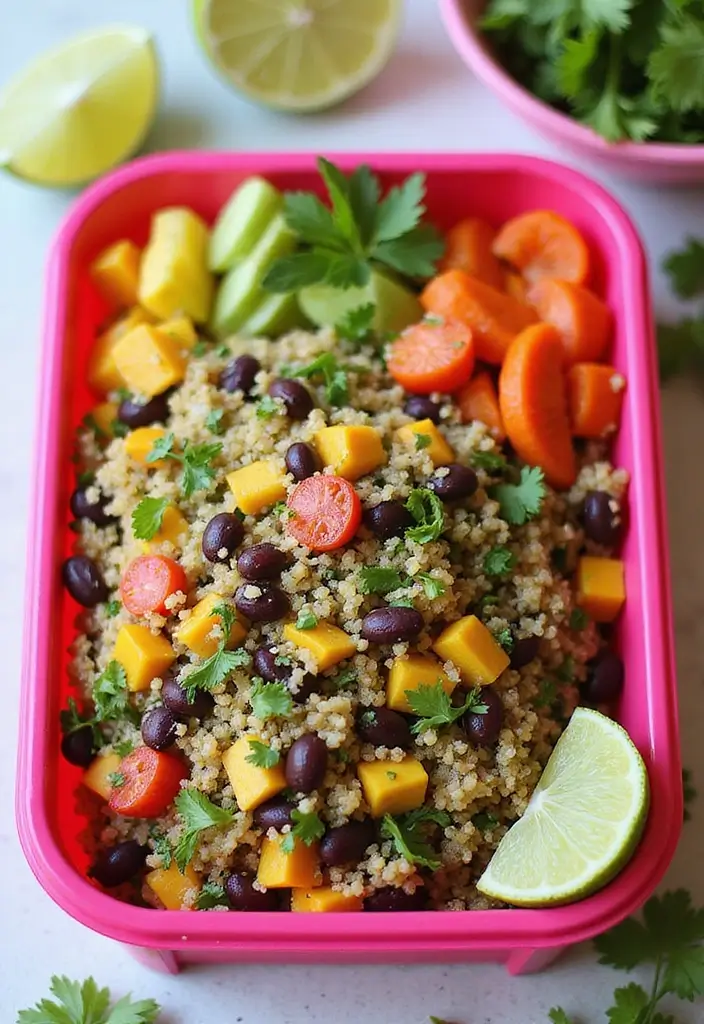25 Lunch Box Ideas for Husband That Show You Care 53 25 Lunch Box Ideas for Husband That Show You Care - 9. Quinoa & Black Bean Salad