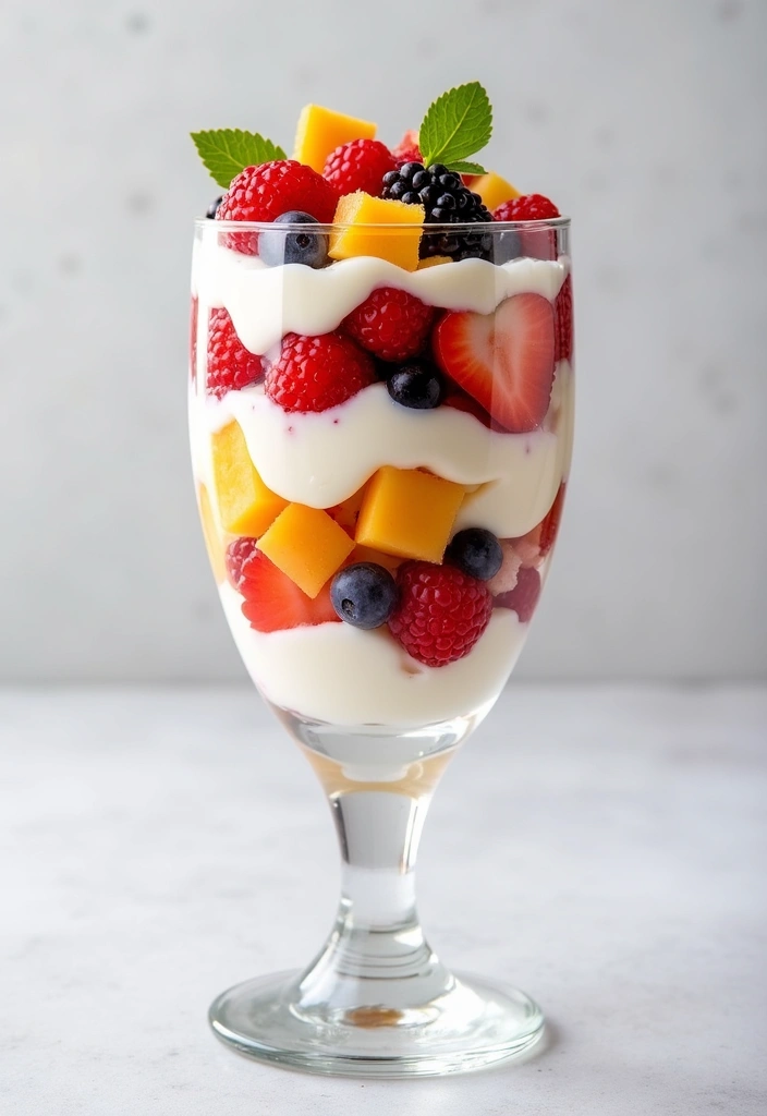 25 Lunch Ideas for 12-Month-Old Babies That Are Nutritious and Simple 54 25 Lunch Ideas for 12-Month-Old Babies That Are Nutritious and Simple - 10. Fruit and Yogurt Parfait