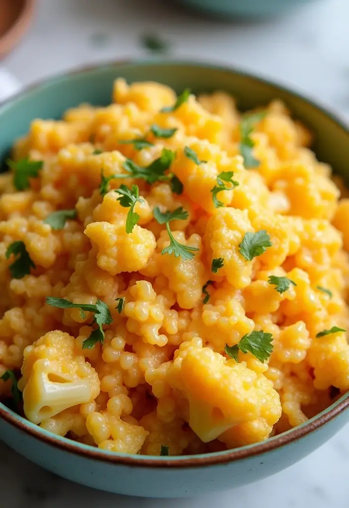 25 Lunch Ideas for 12-Month-Old Babies That Are Nutritious and Simple 142 25 Lunch Ideas for 12-Month-Old Babies That Are Nutritious and Simple - 24. Cheesy Cauliflower Rice