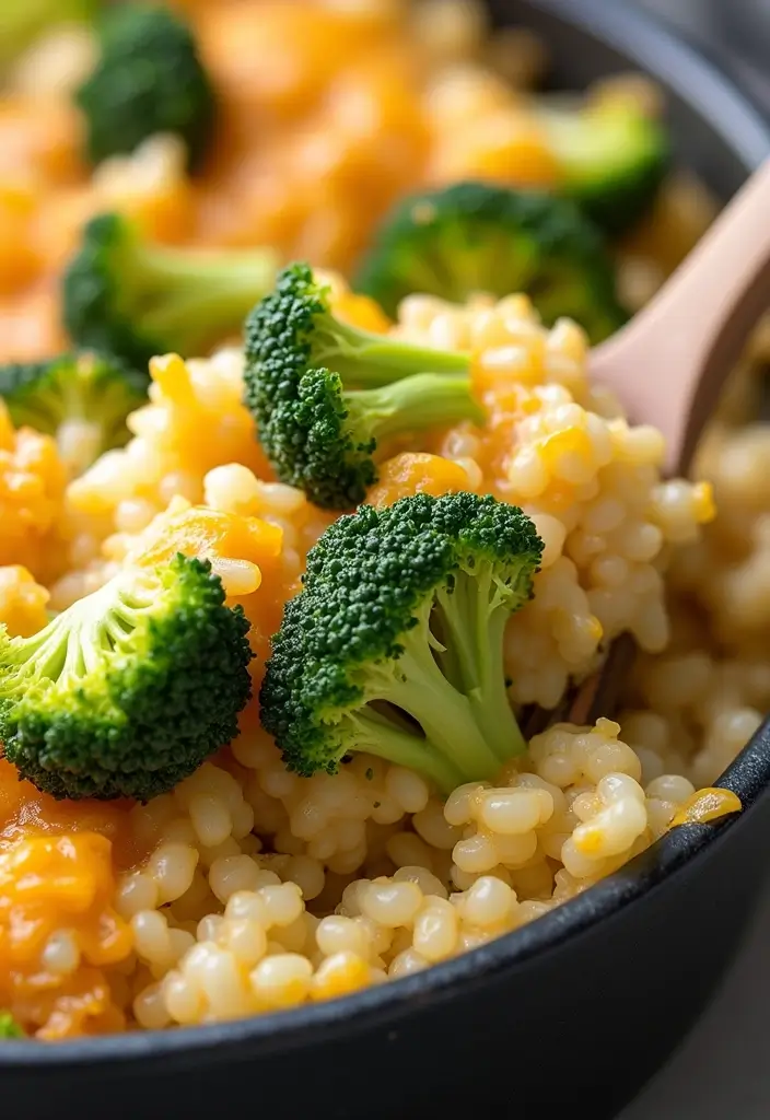 25 Lunch Ideas for 12-Month-Old Babies That Are Nutritious and Simple 49 25 Lunch Ideas for 12-Month-Old Babies That Are Nutritious and Simple - 9. Cheesy Broccoli and Rice Casserole