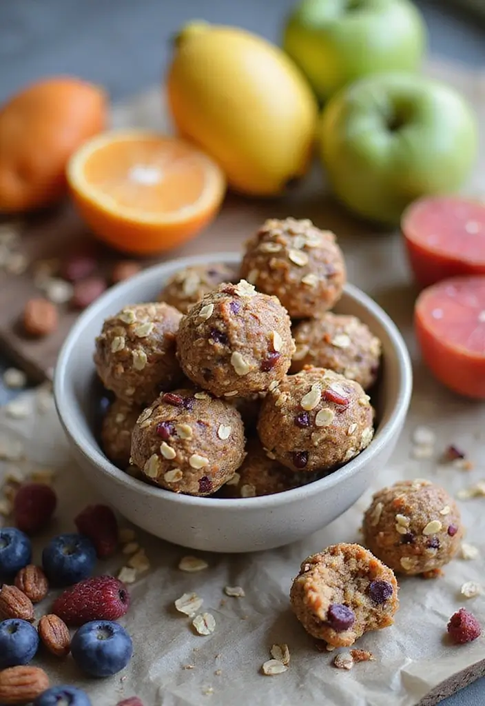 25 Lunch Ideas for Field Trips That Travel Well and Stay Fresh 91 25 Lunch Ideas for Field Trips That Travel Well and Stay Fresh - 15. Oatmeal Energy Balls