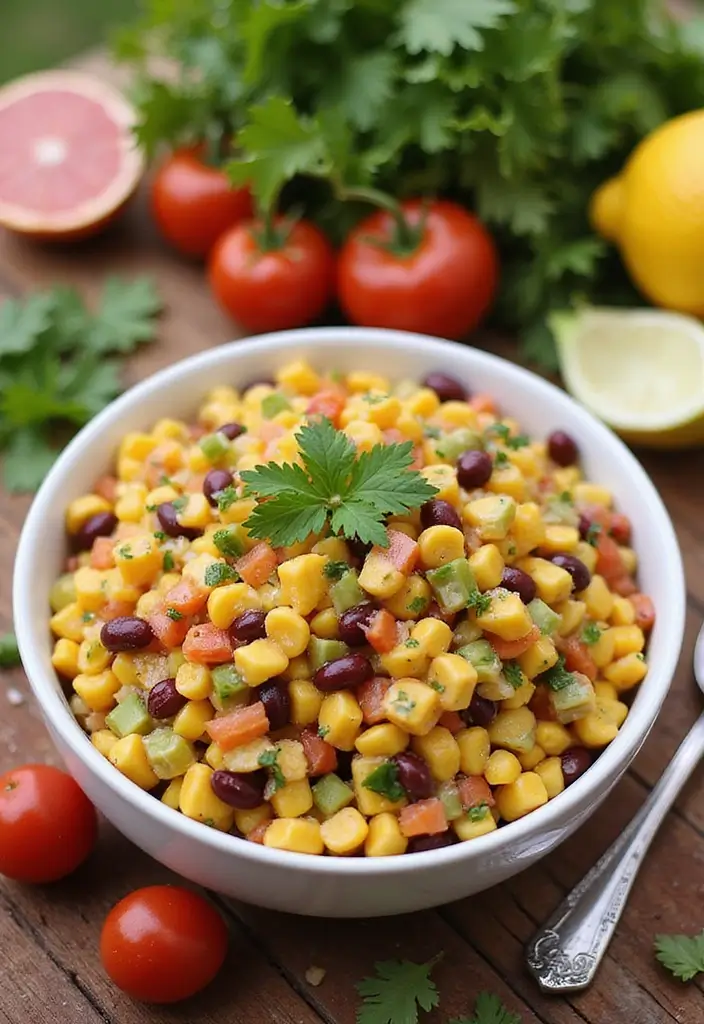 25 Lunch Ideas for Field Trips That Travel Well and Stay Fresh 96 25 Lunch Ideas for Field Trips That Travel Well and Stay Fresh - 16. Corn and Bean Salad