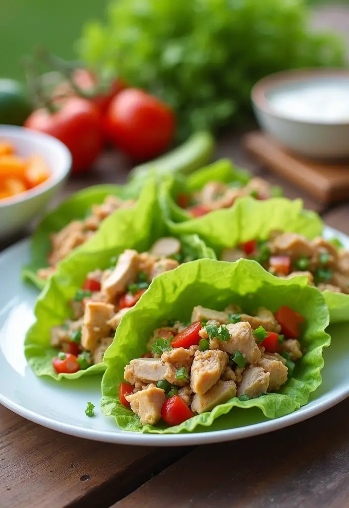 25 Lunch Ideas for Field Trips That Travel Well and Stay Fresh 46 25 Lunch Ideas for Field Trips That Travel Well and Stay Fresh - 8. Chicken Salad Lettuce Wraps