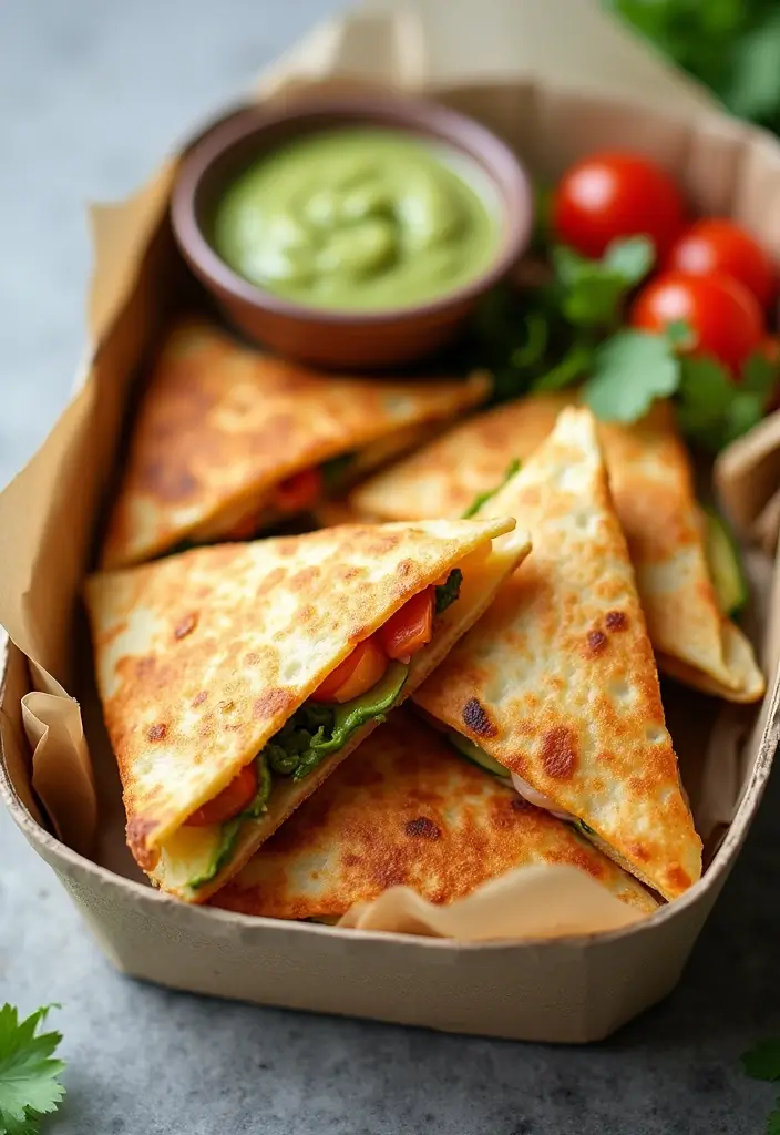 25 Lunch Ideas for Picky Eaters That Make Mealtime Fun Again 44 25 Lunch Ideas for Picky Eaters That Make Mealtime Fun Again - 8. Veggie Quesadillas
