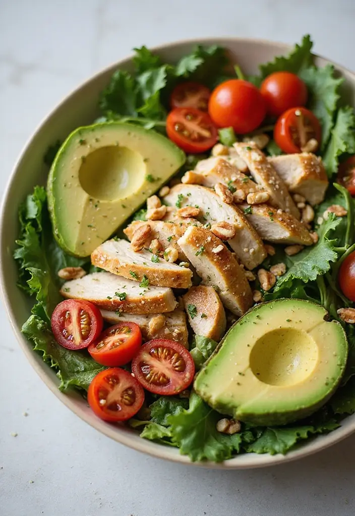 25 Lunch Ideas for a Crowd That Are Easy to Serve and Delicious - 7. Chicken and Avocado Salad