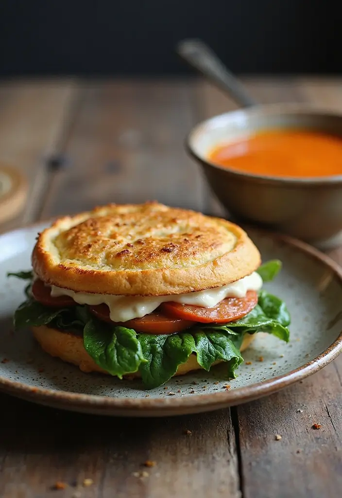 25 Lunch Sandwich Ideas for Work That Go Beyond the Basics 102 25 Lunch Sandwich Ideas for Work That Go Beyond the Basics - 16. Roasted Garlic and Spinach Sandwich