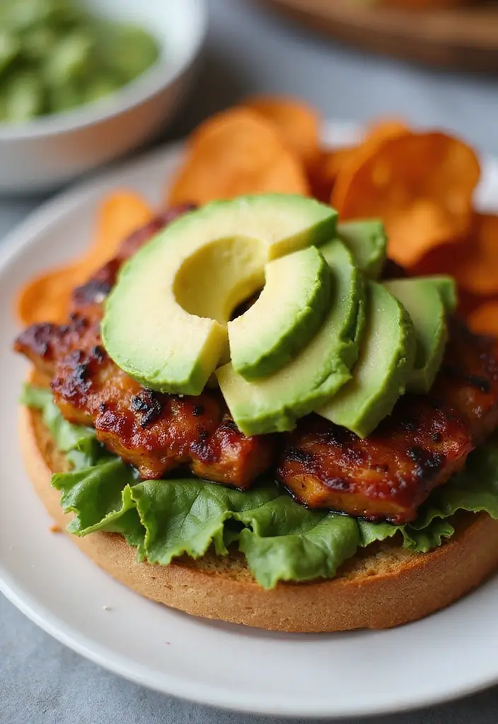 25 Lunch Sandwich Ideas for Work That Go Beyond the Basics 114 25 Lunch Sandwich Ideas for Work That Go Beyond the Basics - 18. Smoky Tempeh and Avocado Sandwich