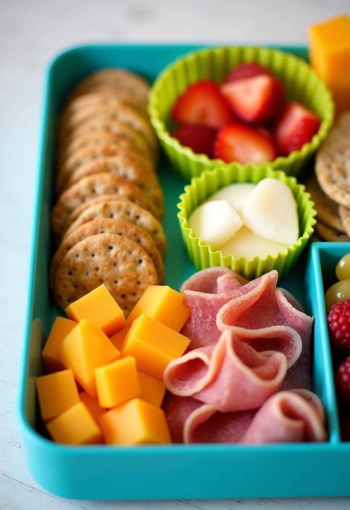 25 Non-Sandwich School Lunch Ideas for Kids That They’ll Actually Eat 65 25 Non-Sandwich School Lunch Ideas for Kids That They’ll Actually Eat - 11. Homemade Lunchables