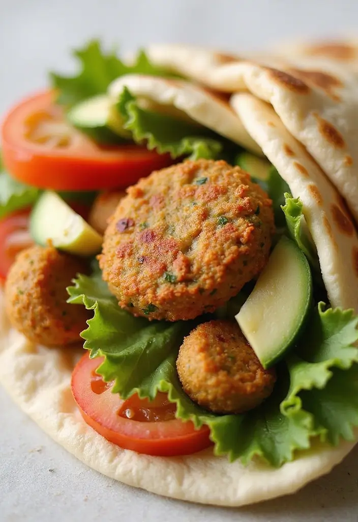 25 Non-Sandwich School Lunch Ideas for Kids That They’ll Actually Eat 75 25 Non-Sandwich School Lunch Ideas for Kids That They’ll Actually Eat - 13. Pita Pockets with Falafel