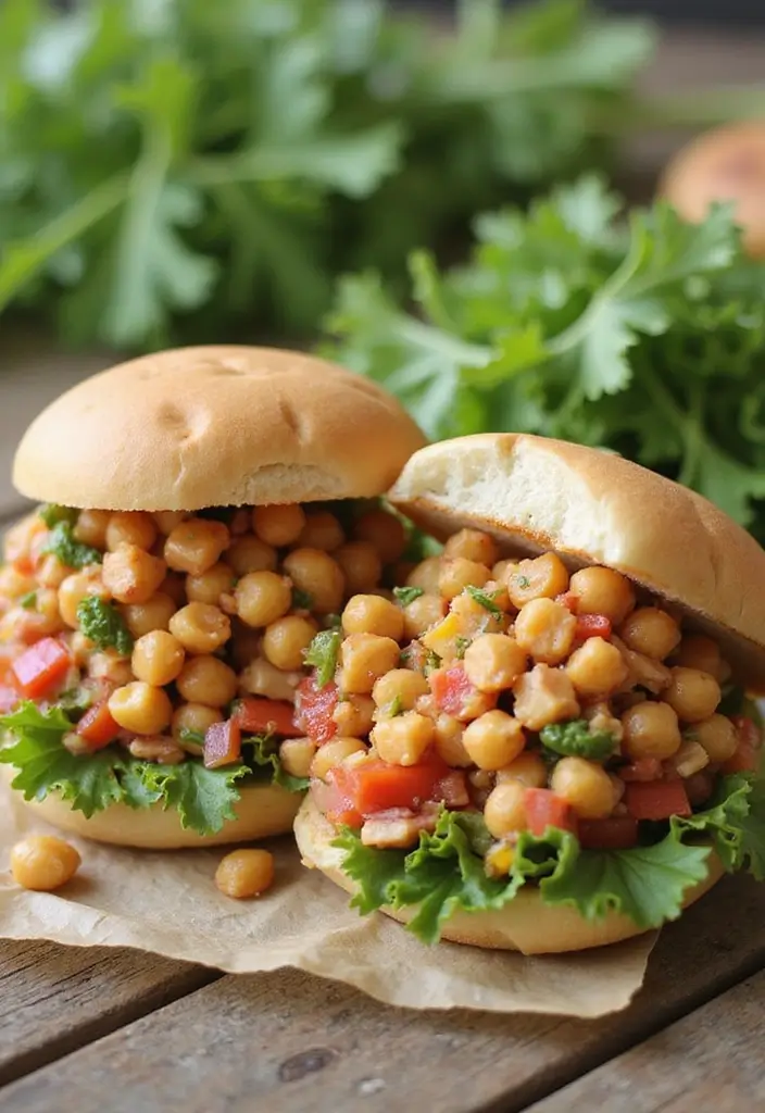 25 Packed Lunch Ideas for Work That Are Simple and Delicious 98 25 Packed Lunch Ideas for Work That Are Simple and Delicious - 16. Chickpea Salad Sandwich