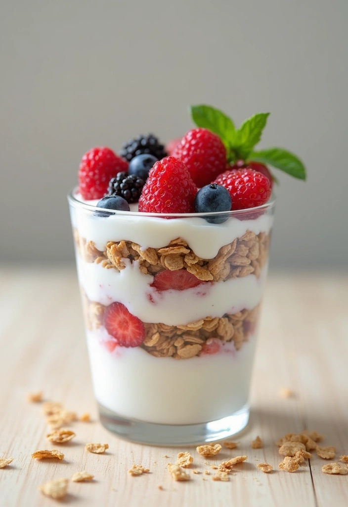 25 Packed Lunch Ideas for Work That Are Simple and Delicious 27 25 Packed Lunch Ideas for Work That Are Simple and Delicious - 5. Greek Yogurt Parfait
