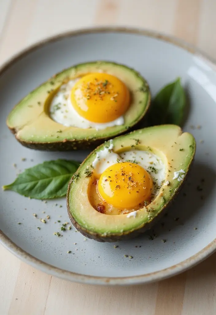 26 Healthy Lunch Ideas with Eggs That Are Protein-Rich and Easy 54 26 Healthy Lunch Ideas with Eggs That Are Protein-Rich and Easy - 10. Baked Eggs in Avocado